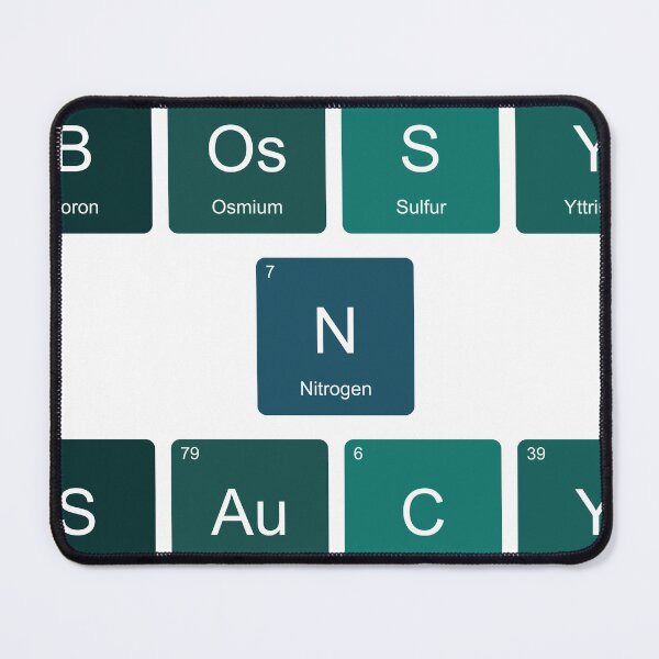 Item preview, Periodic Table Bossy N Saucy designed and sold by TheIconSmith.