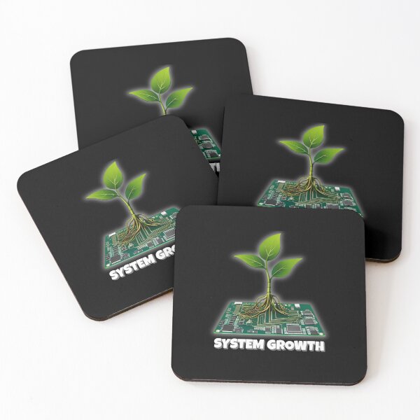 Item preview, System Growth – Plant Roots on Circuit Board designed and sold by FreshPixelArt.