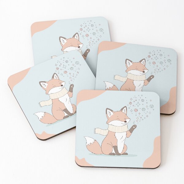 Item preview, Magical Winter Fox – Frosted Snow Aesthetic designed and sold by Rexyy Studio .