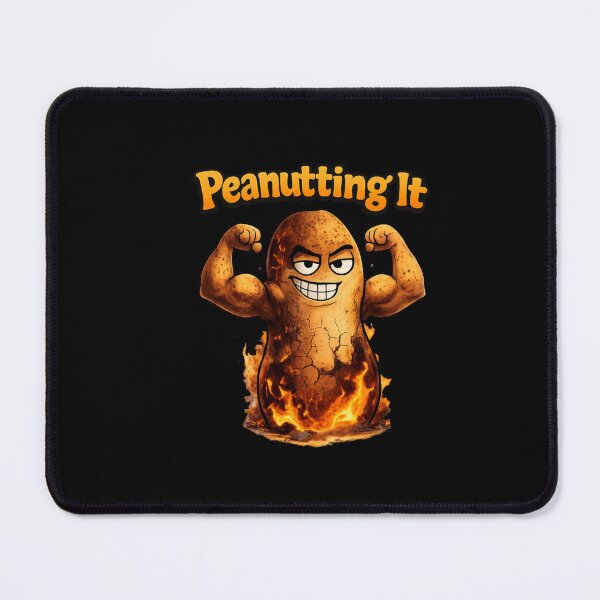 Item preview, Peanutting It – Buff Flaming Peanut Meme Gym designed and sold by PunchDrop.