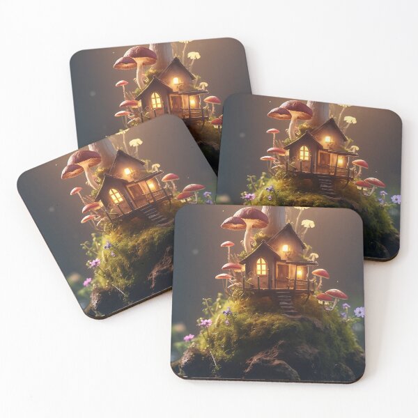 Item preview, Magical Mushroom Cottage - Floating Island designed and sold by DigitalVibes Art, CreatorSpace, PixelMood. By AngryFish.Art..