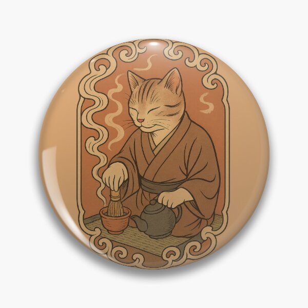 Item preview, Quiet Rituals of Tea Cat designed and sold by EdvvinStudios.