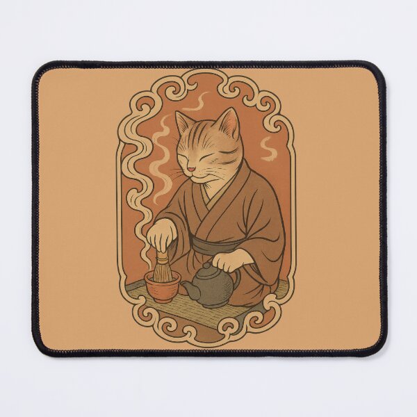 Item preview, Quiet Rituals of Tea Cat designed and sold by EdvvinStudios.