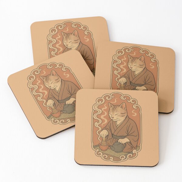 Item preview, Quiet Rituals of Tea Cat designed and sold by EdvvinStudios.