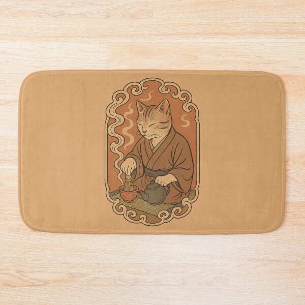 Item preview, Quiet Rituals of Tea Cat designed and sold by EdvvinStudios.