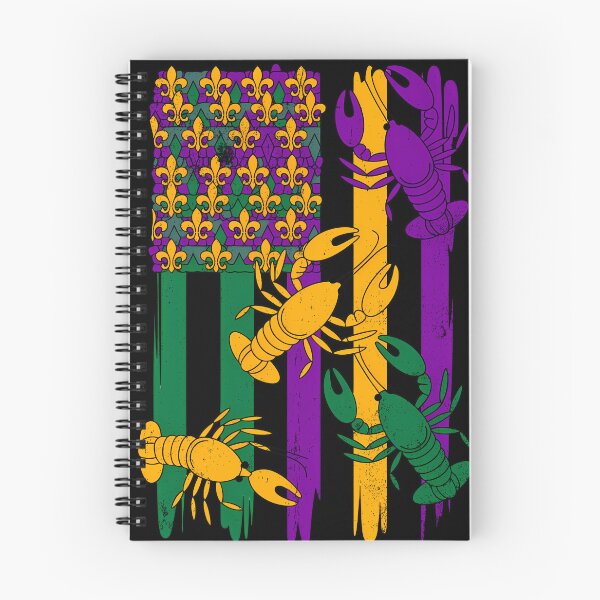 Item preview, Mardi Gras Crawfish American Flag Distressed Festival Art designed and sold by BernoNickel.