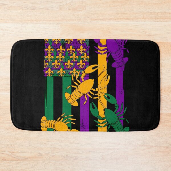 Item preview, Mardi Gras Crawfish American Flag Distressed Festival Art designed and sold by BernoNickel.
