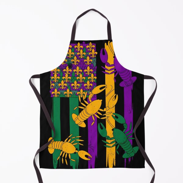 Item preview, Mardi Gras Crawfish American Flag Distressed Festival Art designed and sold by BernoNickel.