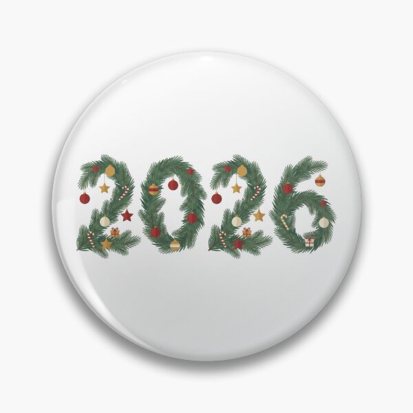 Item preview, Happy New Year 2026: Festive Fir & Ornaments designed and sold by NadiiArt.