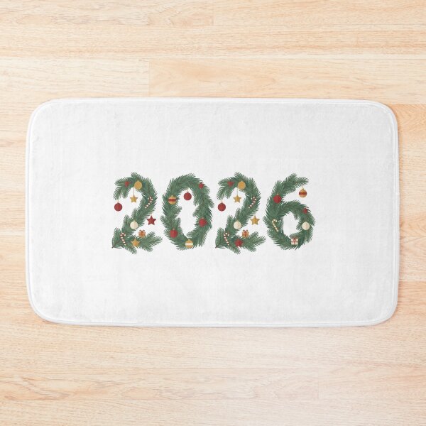 Item preview, Happy New Year 2026: Festive Fir & Ornaments designed and sold by NadiiArt.