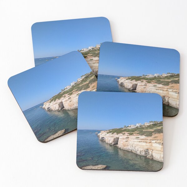 Item preview, The Stunning Sea Caves of Pafos, Cyprus | Best Coastal Views designed and sold by Photogenic Snap.