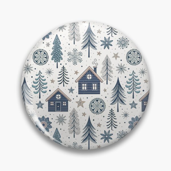 Item preview, Winter Folk Symbols | Cozy Nordic Winter Art designed and sold by Shuga-Design.