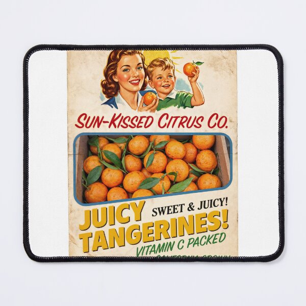 Item preview, Sun-Kissed Nostalgia: California’s Juiciest Tangerine Ad designed and sold by ForeverPrintsOK.