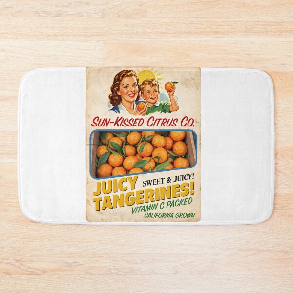 Item preview, Sun-Kissed Nostalgia: California’s Juiciest Tangerine Ad designed and sold by ForeverPrintsOK.