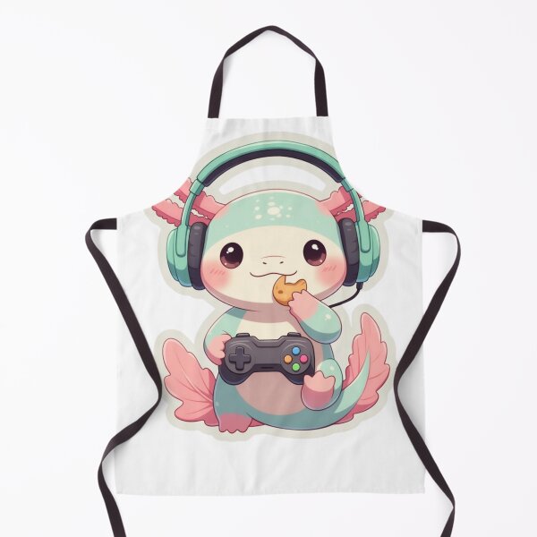 Item preview, Cute Axolotl Gaming – Relax Chill Gamer designed and sold by GrumpySableye.