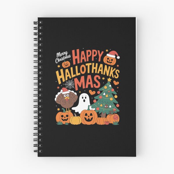 Item preview, Happy Hallothanksmas Halloween Thanksmas Holiday Season designed and sold by RsFilsingerArt.