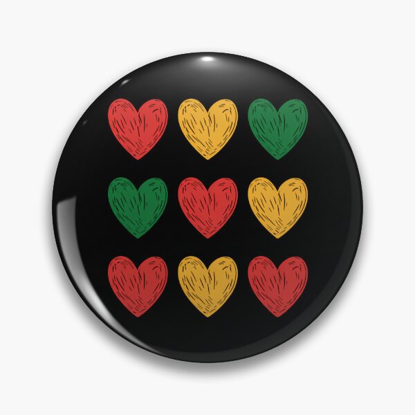 Item preview, Black History Hearts African American Cute designed and sold by cosmicncozyS.