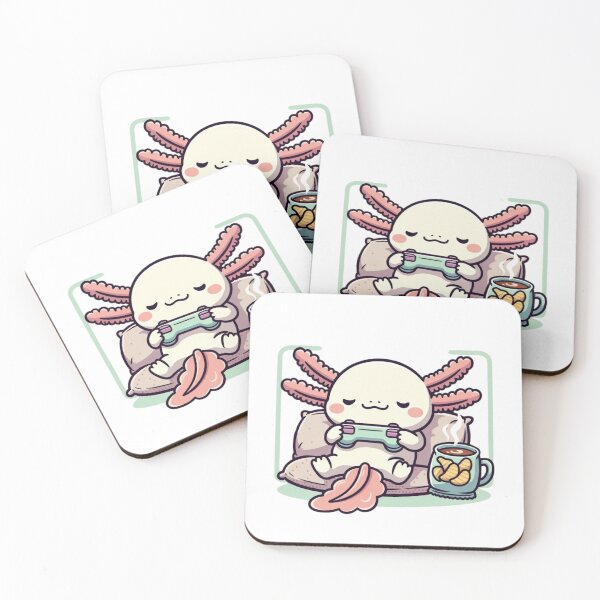 Item preview, Cute Axolotl Gamer Mood – Chill Gaming Vibes designed and sold by GrumpySableye.