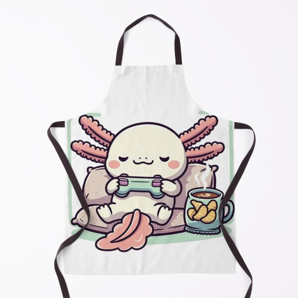 Item preview, Cute Axolotl Gamer Mood – Chill Gaming Vibes designed and sold by GrumpySableye.