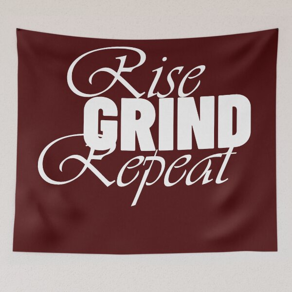 Item preview, Rise Grind Repeat – Hustle Motivational Tee designed and sold by Nigflute.