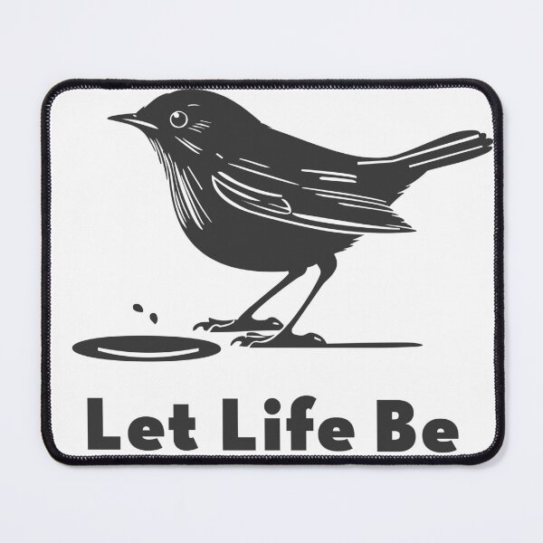 Item preview, Let Life Be – Minimalist Songbird Design designed and sold by House-of-Waliya.