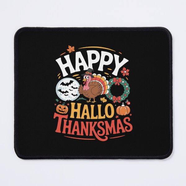 Item preview, Happy Hallothanksmas Halloween Thanksmas Holiday Season  designed and sold by RsFilsingerArt.
