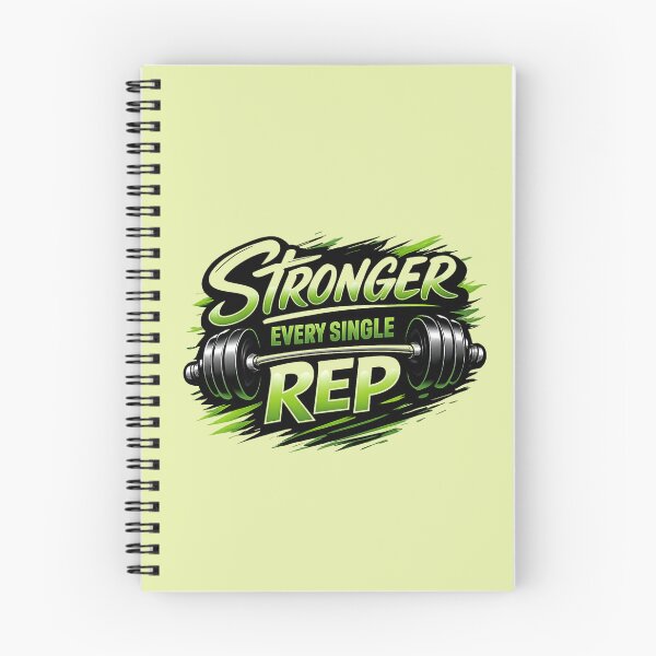 Item preview, Stronger Every Single Rep – Gym Motivation Fitness Design designed and sold by Right-UR.