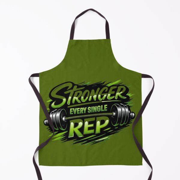 Item preview, Stronger Every Single Rep – Gym Motivation Fitness Design designed and sold by Right-UR.