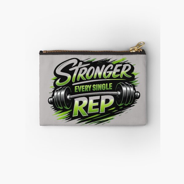 Item preview, Stronger Every Single Rep – Gym Motivation Fitness Design designed and sold by Right-UR.