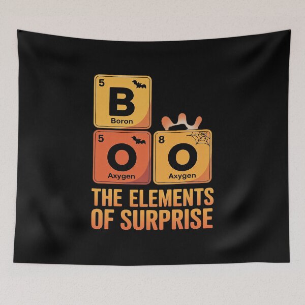 Item preview, Halloween BOO Primary Elements of Surprise Science  designed and sold by VerseFarm.