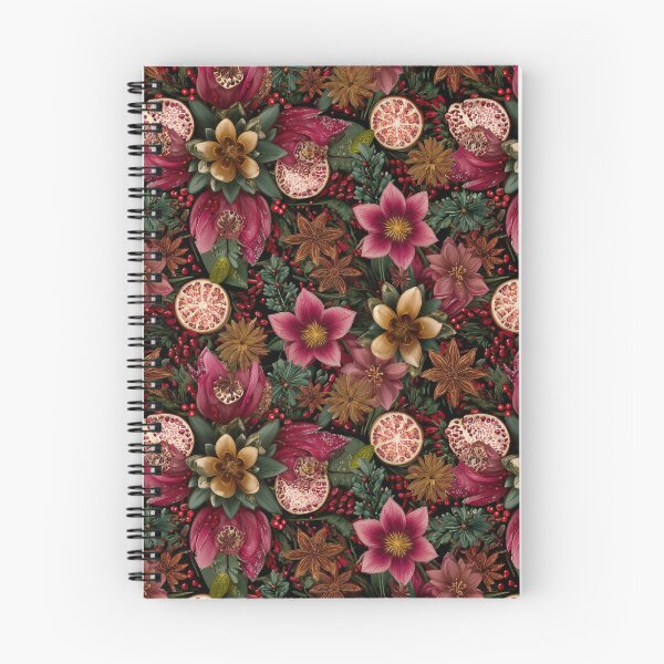 Item preview, Spice & Floral Botanical Pattern designed and sold by Jirka Svetlik, Studio Illuvision.