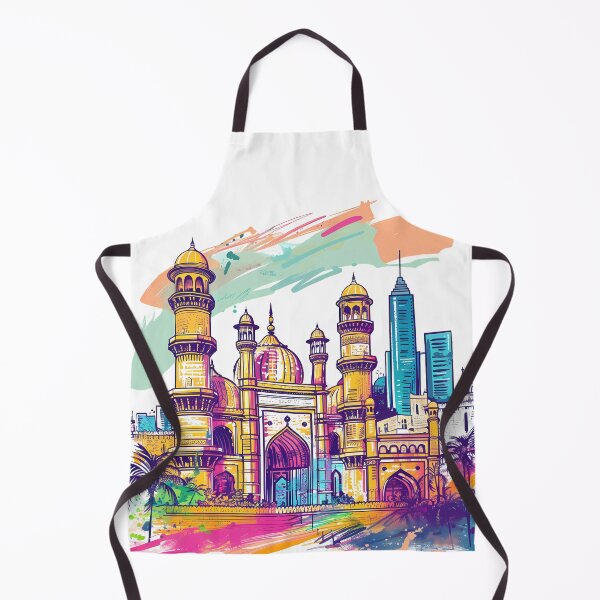 Item preview, Colorful Islamic Architecture Cityscape designed and sold by DesignArtist.ia.