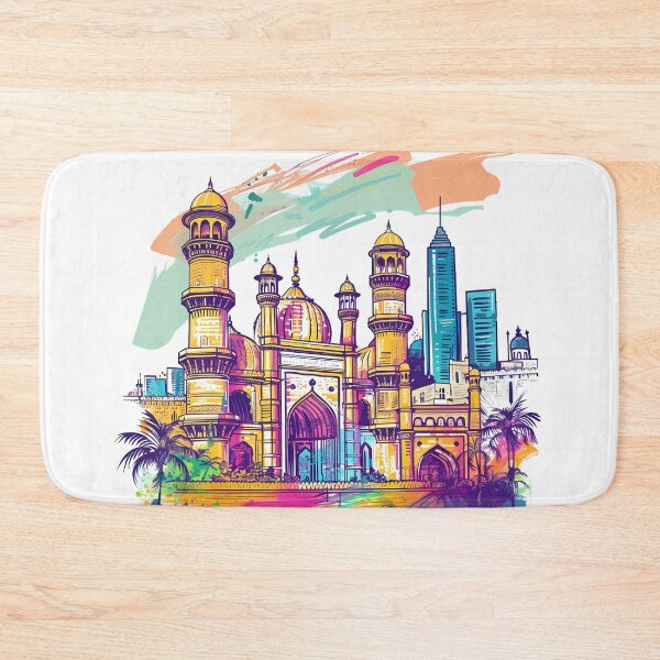 Item preview, Colorful Islamic Architecture Cityscape designed and sold by DesignArtist.ia.