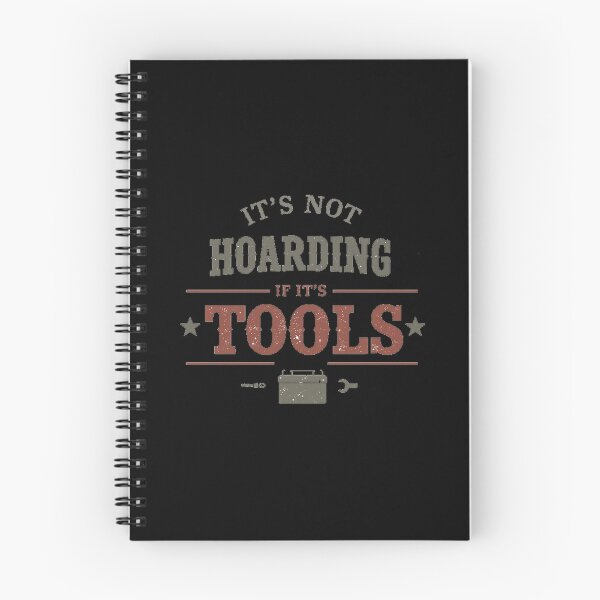Item preview, It’s Not Hoarding If It’s Tools – Handyman Woodwork Vintage typography Design designed and sold by Tomasz  Siennicki.