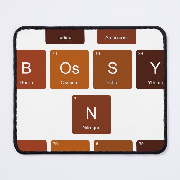 Item preview, Periodic Table I Am  Bossy N Saucy designed and sold by TheIconSmith.