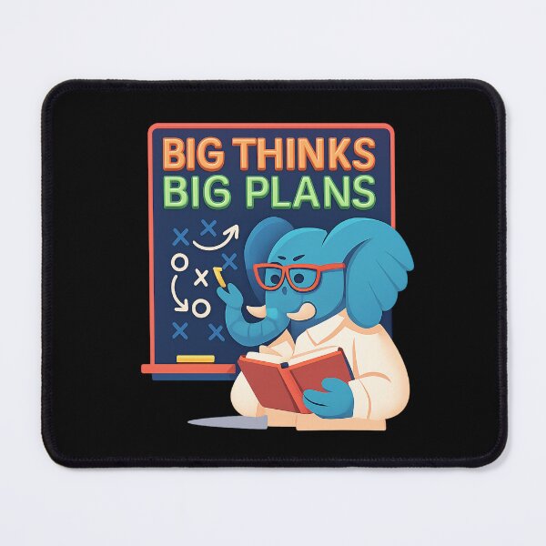 Item preview, Elephant Strategist - Big Thinks, Big Plans designed and sold by MKreative Studio.