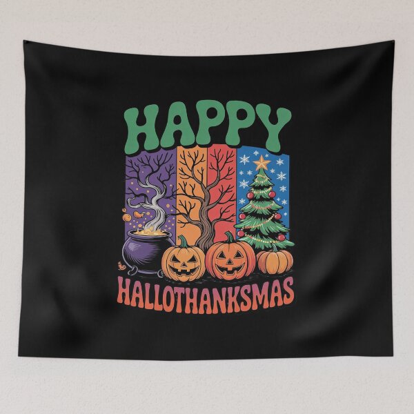 Item preview, Happy HalloThanksMas holidays  designed and sold by RsFilsingerArt.