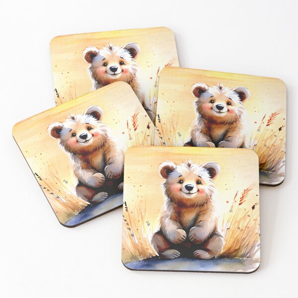 Item preview, Cute Bear Cub at Dawn designed and sold by CalmnessbyChoice.