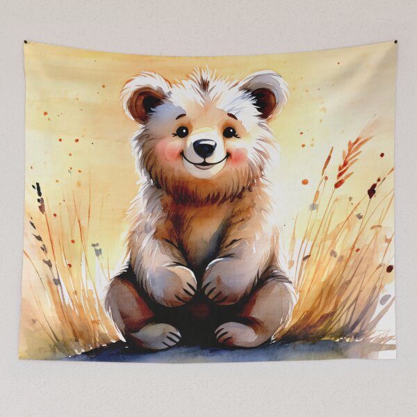 Item preview, Cute Bear Cub at Dawn designed and sold by CalmnessbyChoice.