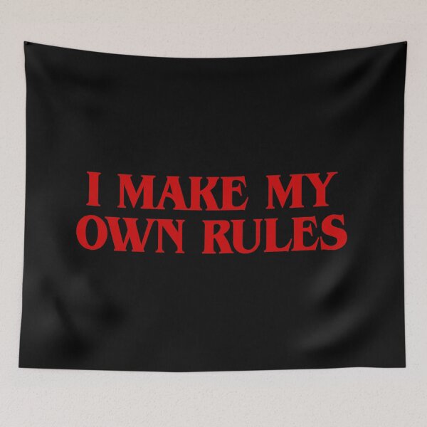 Item preview, Stranger Things – I Make My Own Rules designed and sold by mr-k-store.