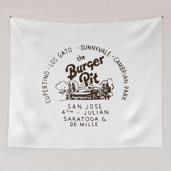Item preview, The Burger Pit Vintage Restaurant Logo – Classic California Drive-In Sign designed and sold by Yeaha.