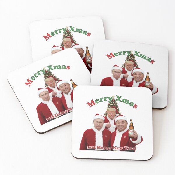 Item preview, Merry Xmas and Happy New Year, Dictators, Santa, Christmas, funnyfits70, Humor, Funny, retro, vintages, funny quotes, animal humor, designed and sold by FunnyFits70.
