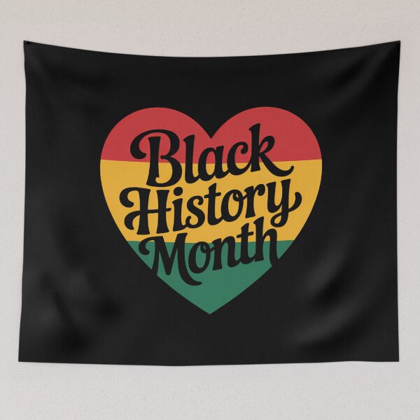Item preview, Black History Month Heart Love designed and sold by cosmicncozyS.