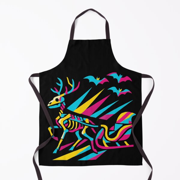 Item preview, Holiday Cheer, Darker Side – Neon Reindeer designed and sold by printedartgoods.
