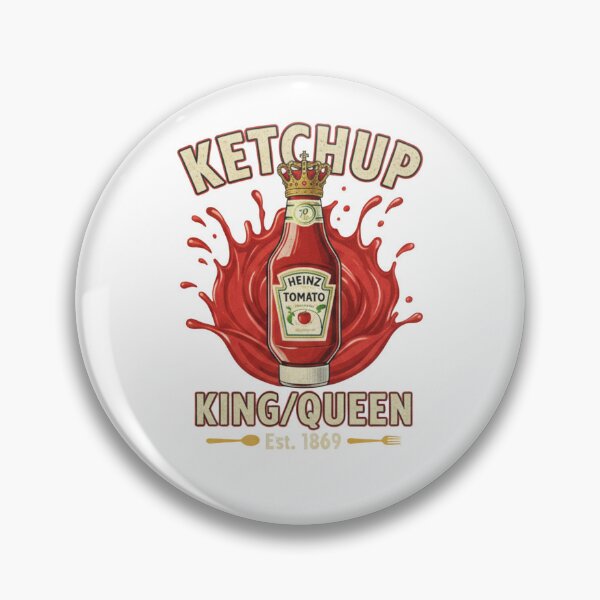 Item preview, Est. 1869: Ketchup Royalty Tee designed and sold by Blackmonkeyhome.