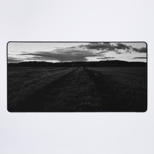 Item preview, Grassfield tracks in the evening. Nokia 2925 bw designed and sold by Jouko Lehto Photography.