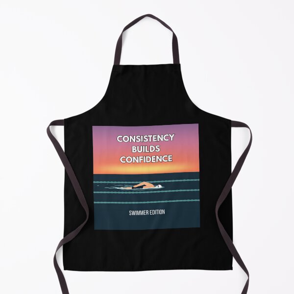 Item preview, Consistency Builds Confidence – Men’s Swim Motivation Gift Apparel for Endurance Athletes designed and sold by endurothreads.