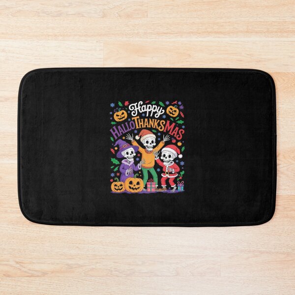 Item preview, Happy Hallothanksmas Skeleton For Men Women Kids  designed and sold by RsFilsingerArt.