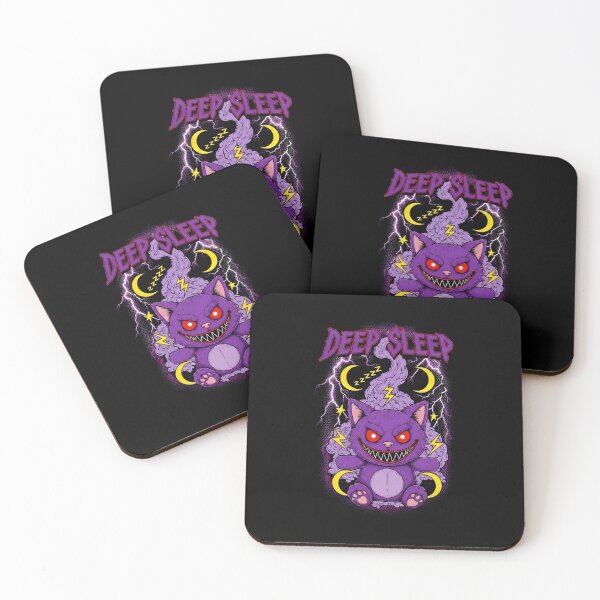 Item preview, Deep Sleep Purple Cat Monster - Vintage 90s Bootleg Horror Tee designed and sold by Harbor-Pixel.