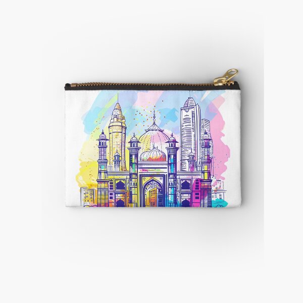 Item preview, Modern Islamic Cityscape with Colorful Mosque designed and sold by DesignArtist.ia.